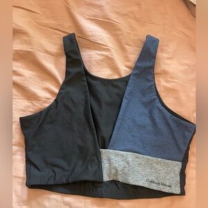 Outdoor Voices Black and Gray Activewear Top